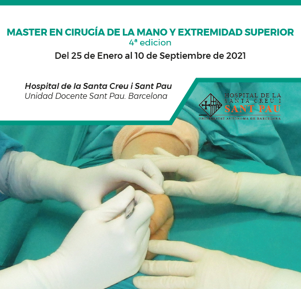 Máster Cirugía de la Mano y de la Extremidad Superior_4ª Edición