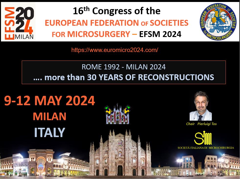 16º Congreso de la Federación Europea de Sociedades de Microcirugía (EFSM)